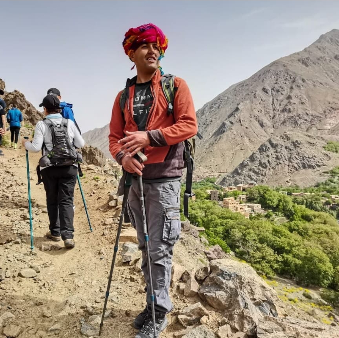 Portrait of Ibrahim, professional Moroccan licensed tour guide